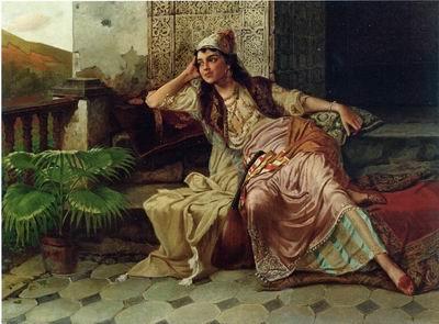 unknow artist Arab or Arabic people and life. Orientalism oil paintings 614 China oil painting art